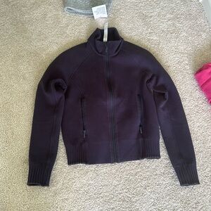 Navy lululemon crop jacket